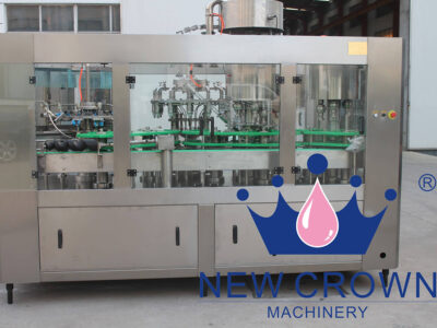 Glass Bottle (Metal Cap) Juice Filling Machine