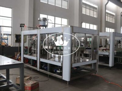 Monoblock 4 in 1 Craft Draft Beer Washing Filling Capping Machine with Double Time Washing for